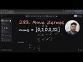 Leetcode 283 Move Zeroes Solution Explained