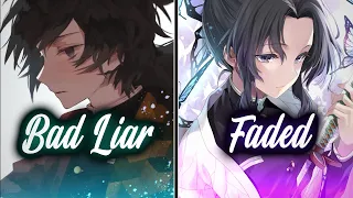 Nightcore Bad Liar X Faded Walker The Neptune VII Mashup Switching Vocals 