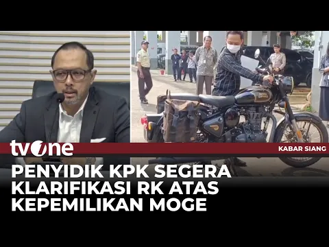 KPK Sita Moge Royal Enfield Milik Ridwan Kamil
