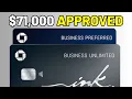 71 000 Chase Business Card Approval No Docs New LLC