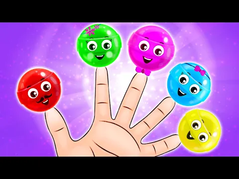 Download MP3 Finger Family Song With Colorful Lollipops and more Kids Songs By @hooplakidz on @NurseryRhymeStreet