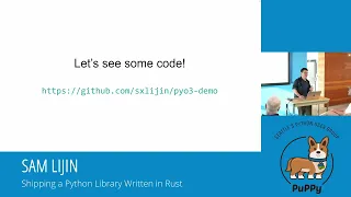 Sam Lijin - Shipping a Python Library Written In Rust