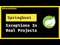 How to Handle Exceptions Properly in Spring Boot Telugu Real-Time Springboot Project Example