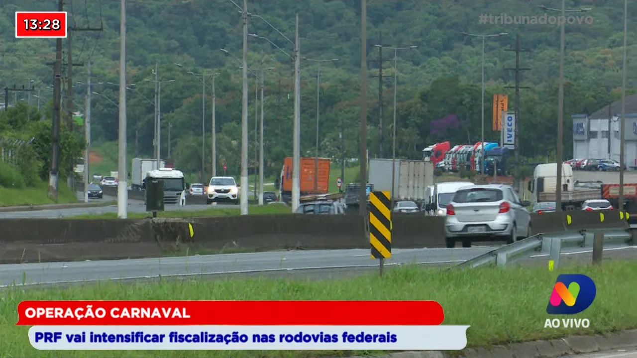 Operação Carnaval: PRF vai intensificar fiscalização nas rodovias federais