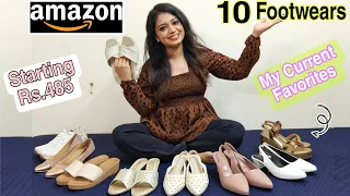 Huge 10 Amazon Footwear Haul Block heels Pumps wedges Shoes etc Amazon Haul