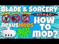 how to Install SCRIPTED NEXUS MODS on Blade and Sorcery NOMAD - NO PC WIRE PHONE Meta Quest v74
