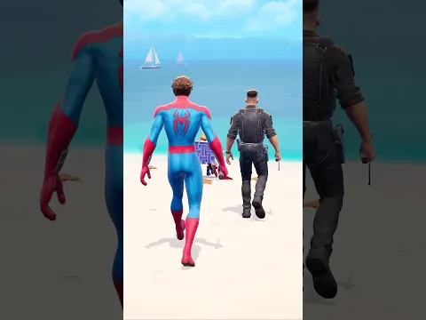 SPIDER-MAN WAS LOOKING FOR MJ.. BUT THEN!! 😱😏 #shorts