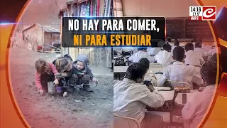 No hay para comer, ni para estudiar: la crisis golpea a todos