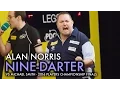 NINE-DARTER Alan Norris hits the FIRST EVER nine at the Players Championship Finals