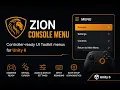 Zion Console Menu Controller-Ready UI Toolkit Menus for Unity 6
