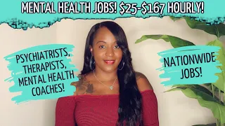 Download 📋 $25-$167 HOURLY MENTAL HEALTH WORK FROM HOME JOBS! REMOTE JOBS FOR MENTAL HEALTH PROFESSIONALS! MP3