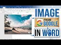 How To Insert Image From Google in Word Document Easy Tutorial