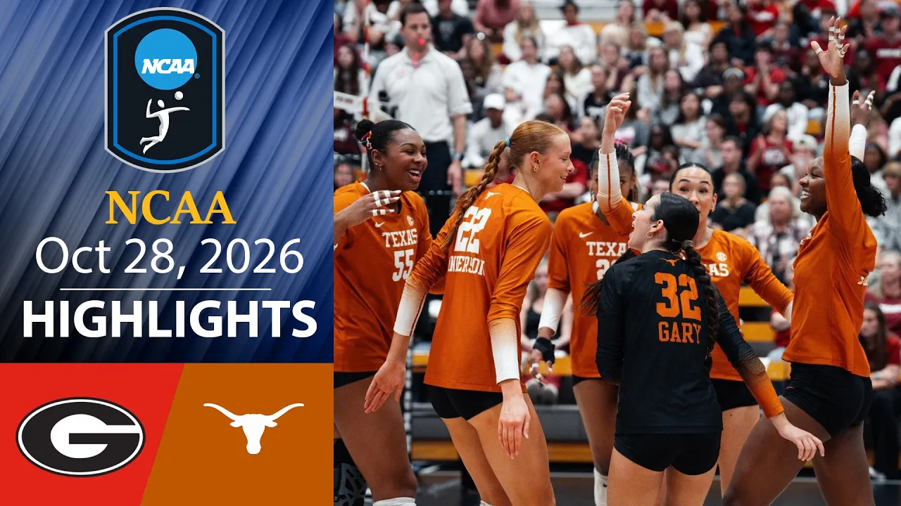 Georgia vs Texas Highlights Oct 28, 2026 | NCAA Women's Volleyball 2026