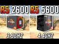 Ryzen 5 2600 vs Ryzen 5 5600 - Tested in 2023
