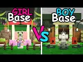 Download Lagu GIRL BASE vs BOY BASE in 99 NIGHTS IN THE FOREST ROBLOX