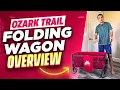 Ozark Trail Folding Wagon setup and takedown product review link in description