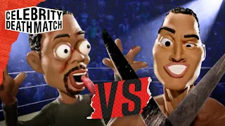 Celebrity Death Match: Chris Rock vs. Dwayne Johnson FULL FIGHT 💥 | Animated