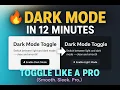 Build a Dark Mode Toggle with HTML CSS JS Full Tutorial 12 Min - Beginner Friendly