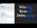 Debug 2 computers simultaneously WinDBG remote debugging can do it