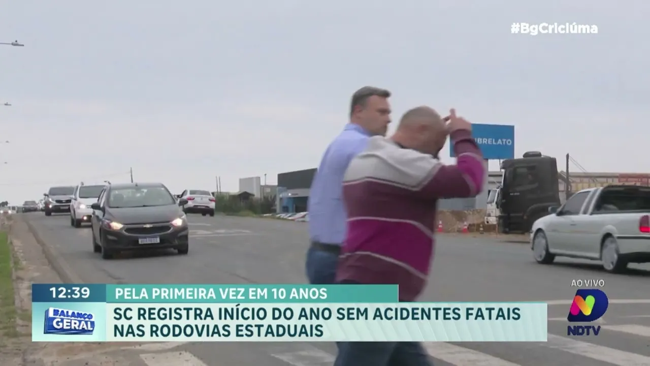 Trânsito Seguro: SC registra zero mortes em acidentes nas Rodovias Estaduais no início do ano