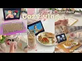Daily vlog romanticizing my life self-care noodles anime new nails unboxing
