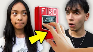 Download Our Little Sister PULLS Fire Alarm To SKIP SCHOOL! MP3