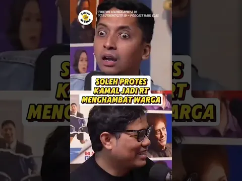 SOLEH PROTES KAMAL JADI RT MENGHAMBAT WARGA