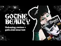Gothic Beauty: unbox then wear it to the club. Ultimate test! 🦇