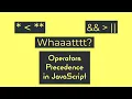 Precedence and associativity of operators in Javascript Javascript series For Beginners