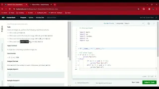 HackerRank Python If Else