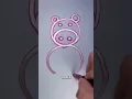 Try This Drawing Hack - Make a Pig the Easy Way