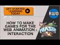Phaser How to Make Games for the Web - Animation Interaction