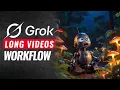 How I Made a Long YouTube Using Only Free Grok Generator Full Workflow AI Grok