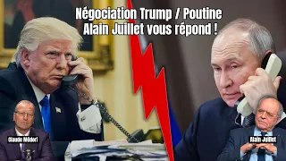 Négociation Trump / poutine Alain Juillet vous répond !