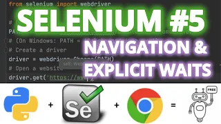 Python Selenium Tutorial - Navigation Explicit Waits Example