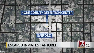 Hoke County inmates captured after escape