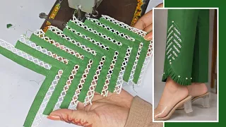 Har dress ko banaye stylish trouser ka unique design // ladies pant modern trouser design