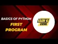 First Python Program in Hindi Python Hello World Tutorial for Beginners