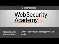 Broken Access Control - Lab User role can be modified in user profile Short Version