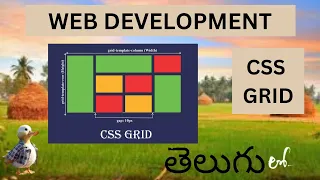 Web Development CSS GRID Detail Explanation in Telugu Lesson - 25