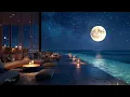 【4K/途中広告なし】心の不安は、全部海に流す。満月の夜海と癒しのピアノで、心をほどく夜｜睡眠・作業・勉強・読書用BGM