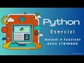 Gestiamo l input manipoliamo le stringhe - Esercizio Python 01