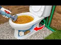 Lagu Een 65-jarige loodgieter vindt een geniale truc om een ​​verstopte wc te ontstoppen met behulp van p