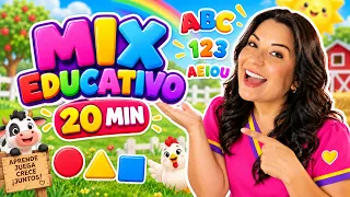 Canciones educativas para niños 🎵 Vocales, números y más | 20 minutos con Tía Tully