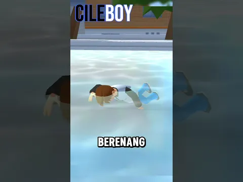 Kalian yang nonton bisa berenang? #shorts #sakuraschoolsimulator #roblox