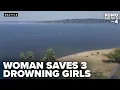Woman saves 3 young girls from drowning in Lake Washington during Seafair weekend
