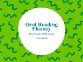 aimsweb Plus Oral Reading Fluency