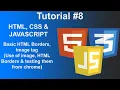 Basic HTML Borders Image Tag Tutorial HTML CSS Javascript