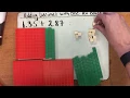 Adding Decimals with models - Base Ten Blocks