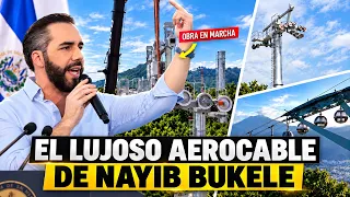 🚨 ¡IMPRESIONANTE! ASÍ FUNCIONARÁ EL LUJOSO AEROCABLE DE NAYIB BUKELE EN EL SALVADOR 🇸🇻